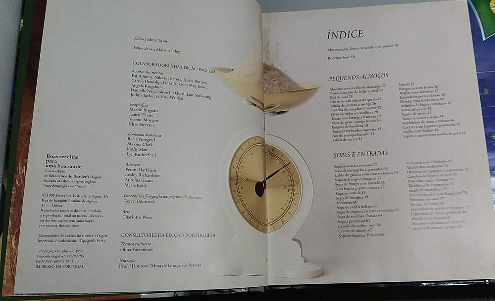 Livro de culinária novo