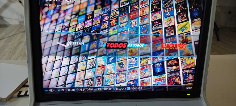Máquina de arcade com 10755 jogos