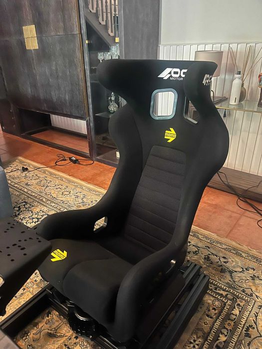 COMO NOVO - Simulador Simrig Simlab GT1 EVO Momo Daytona Backet homologada FIA