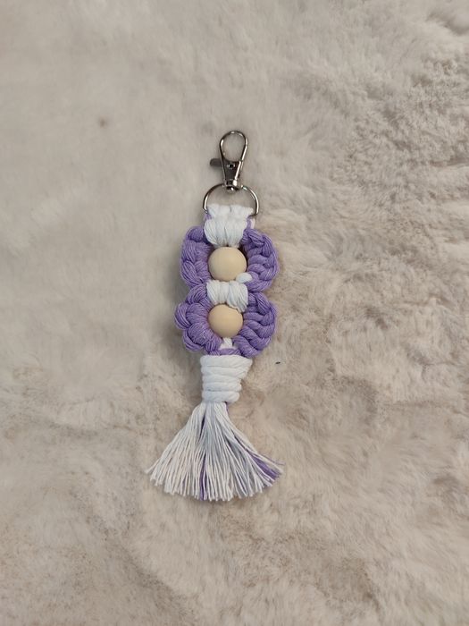 Porta chaves macramé
