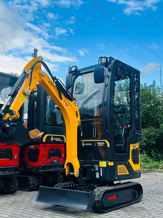 NOWA Koparka YANMAR Yama H12K Ramię Skrętne 3 łyżki KABINA Joystick