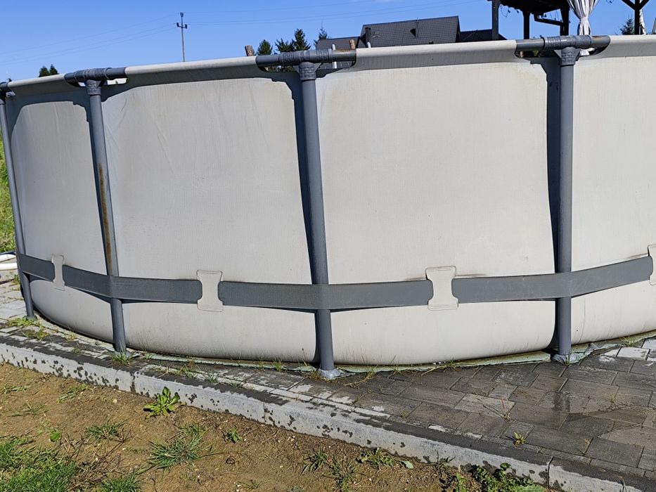 Basen stelażowy średnica 4.88m głebokość 1.22m Bestway Steel Pro MAX