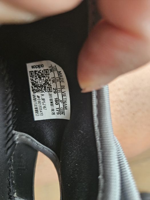 Sandały czarne adidas 29