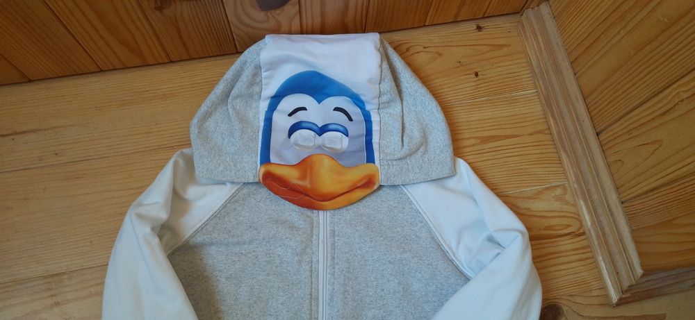 Толстовка Kinder с капюшоном, рост 141, 146 см.