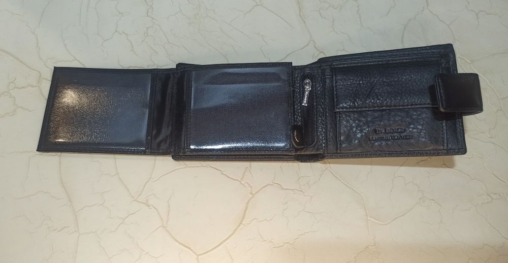 Кошелек мужской кожаный DR.BOND гаманець чоловічий шкіряний портмоне