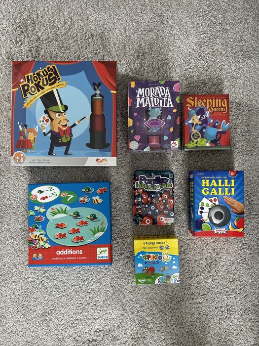 Настільні ігри haba djeco ravensburger kosmos zoch amigo