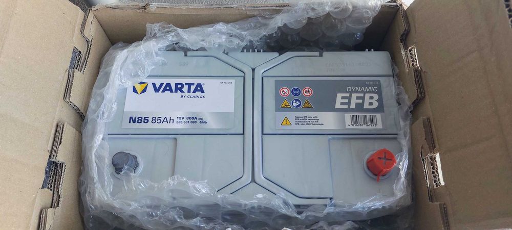 Bateria Varta 85Ah 800A N85 Start Stop Nova