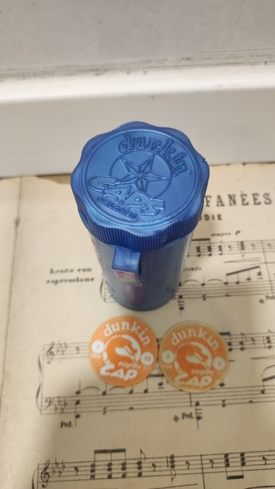 Porta tazos Antigo- Dunkin Caps Original Box