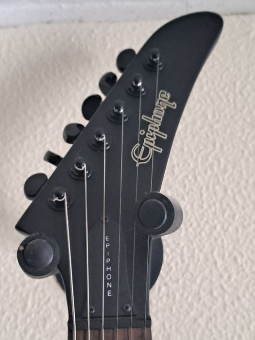 Guitarra elétrica Epiphone explorer goth 1958