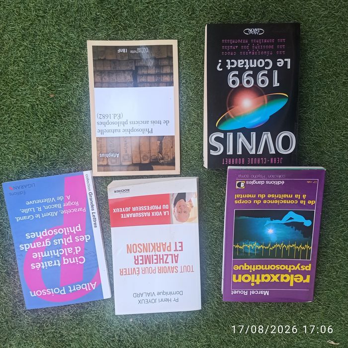 Livros antigos – Filosofia, Alquimia e OVNIs desde.  Coleção”