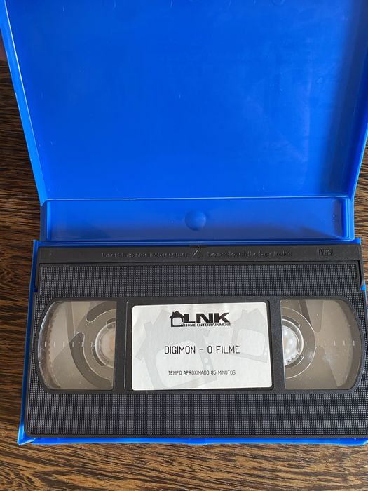 Cassete VHS Digimon filme