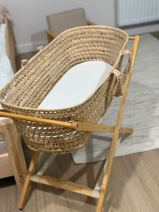 Kołyska, Kosz Mojżesza, dla niemowląt Clair de lune, z 2 stelażami