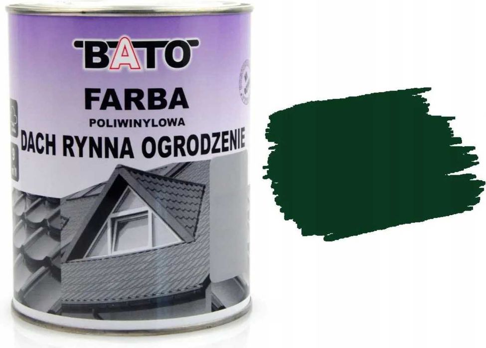 Farba poliwinylowa Antracyt 0.8l Bato