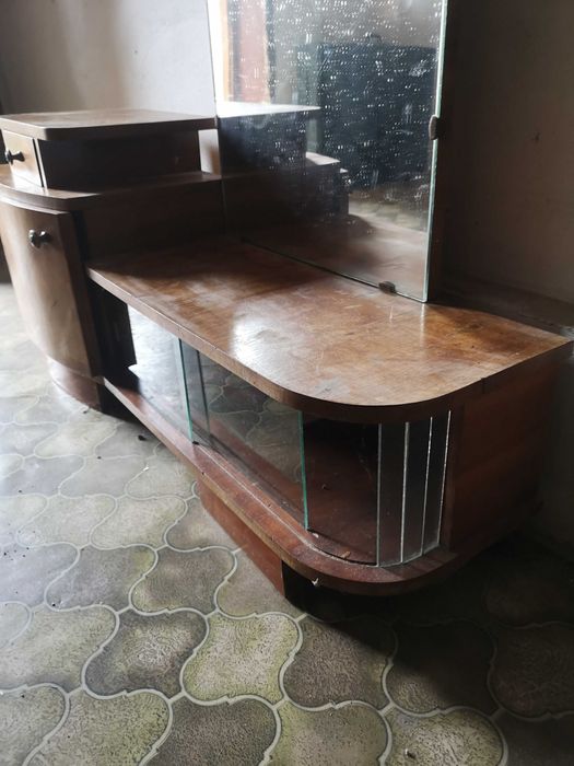 Toaletka z lustrem PRL