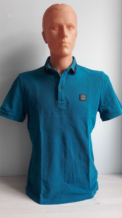 Bluzka polo Hugo Boss turkus