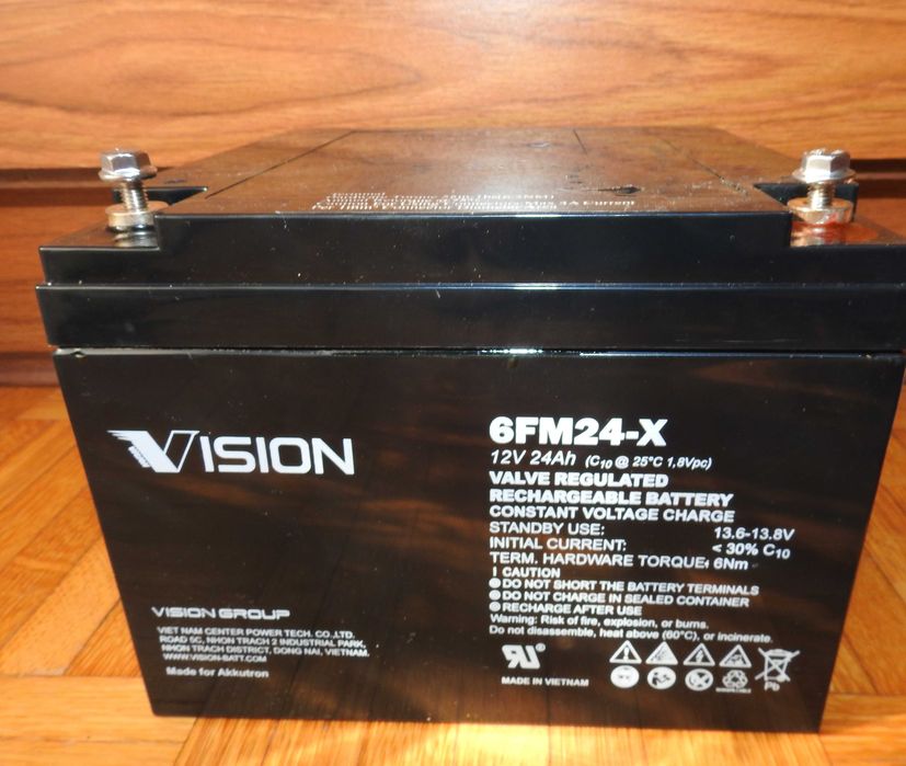 Akumulator 12V 24AH - 6FM24-X do UPS i nie tylko