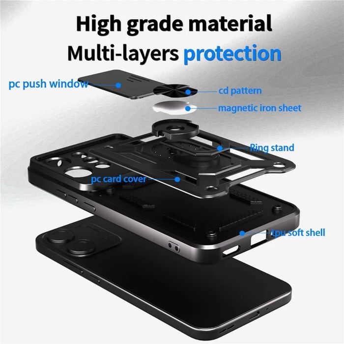 Camshield Case Oppo Reno 14 5G black