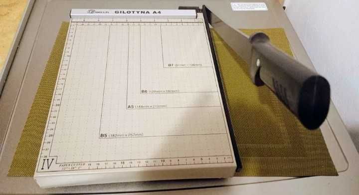 Gilotyna stalowa, nowa