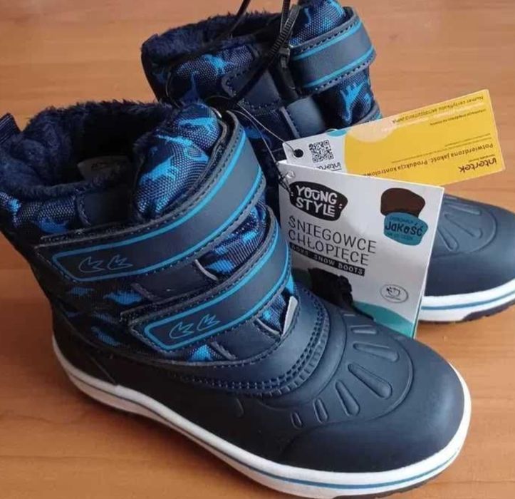 Nowe buty zimowe chłopięce rozmiar 26 śniegowce  Young Style