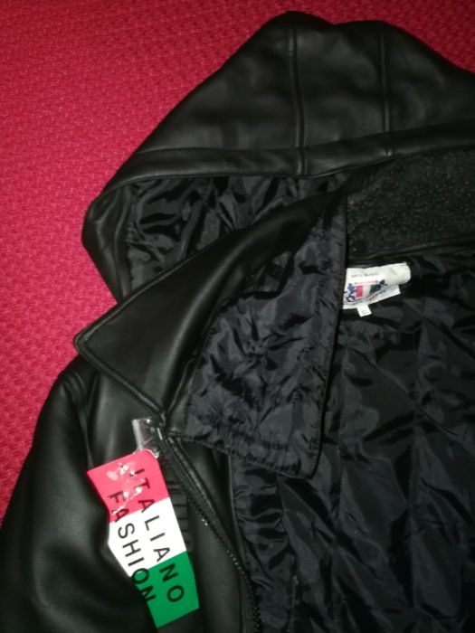 Nowa Kurtka z ekoskóry