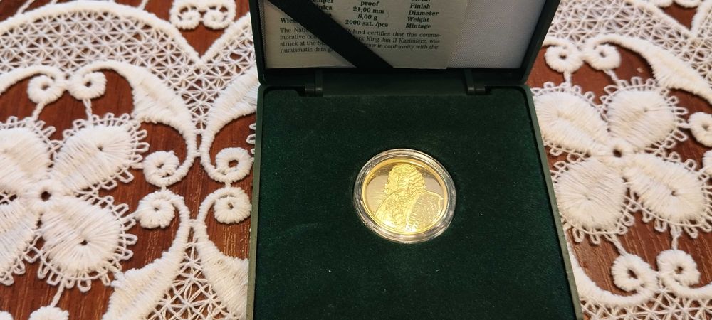 100 zł Jan II Kazimierz - moneta złota