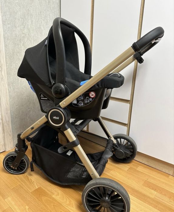 Візок 3в1 Chicco Trio Best Friend pro light (люлька + прогулянка + автокрісло)