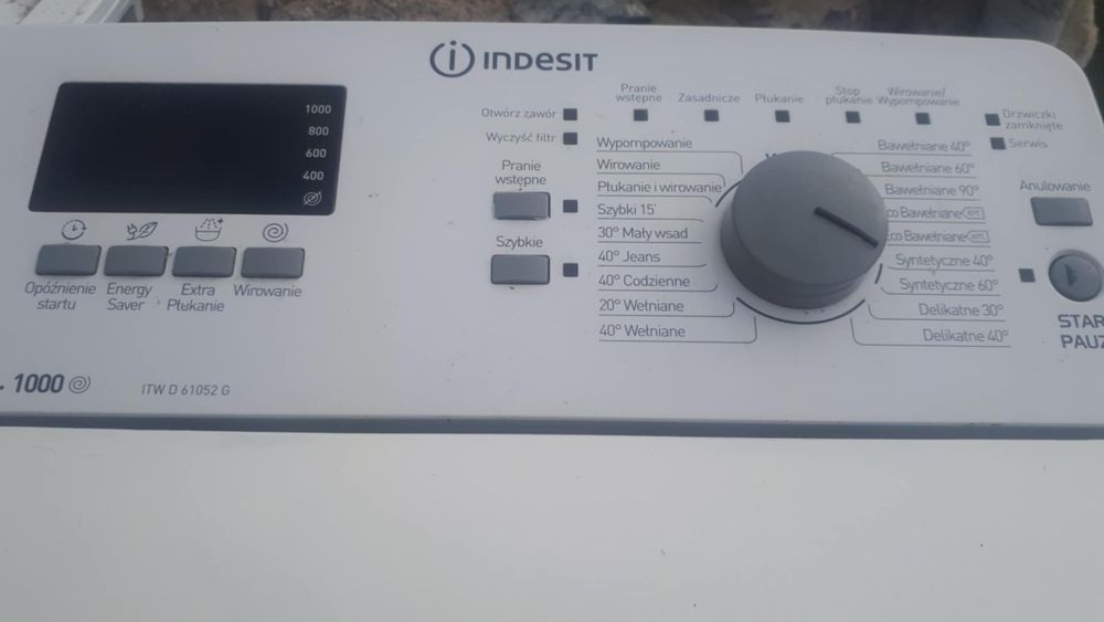 Pralka automatyczna Indesit 100%sprawna z wyświetlaczem