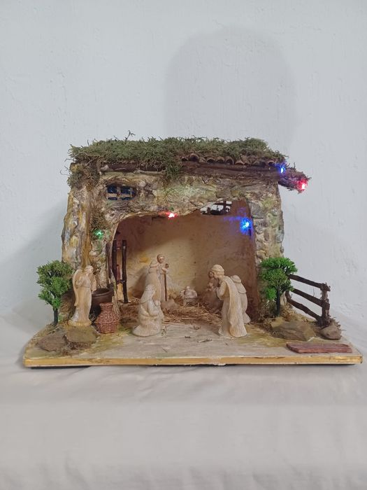 Presépio natal artesanal