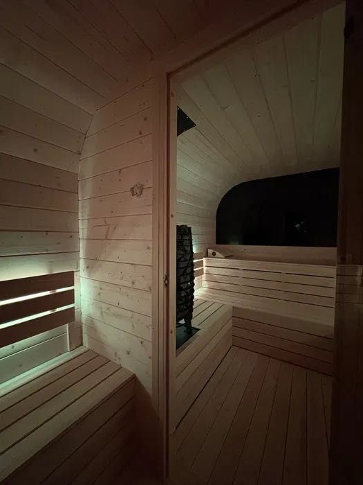 Duża sauna mobilna wynajem LUX 8-10 osób