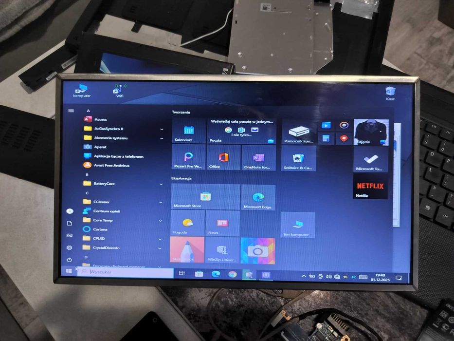 Matryca laptopa 15.6'' LTN156AT27 40pin HD błyszcząca Samsung