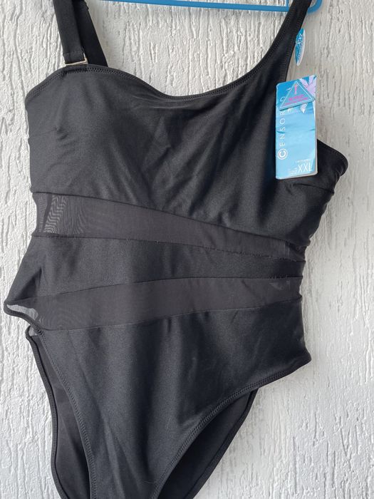 Купальник суцільний з сіточкою