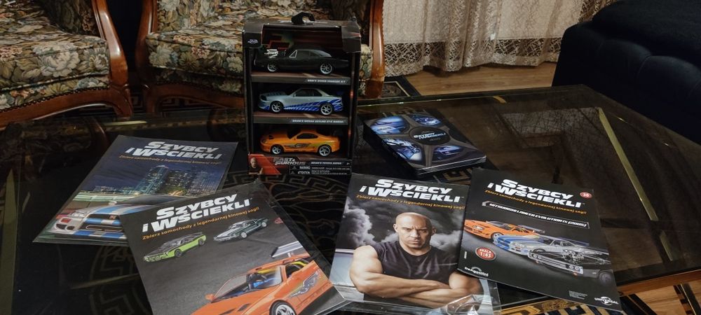 Szybcy i wściekli,Fast & Forious, 3 autka, trójpak