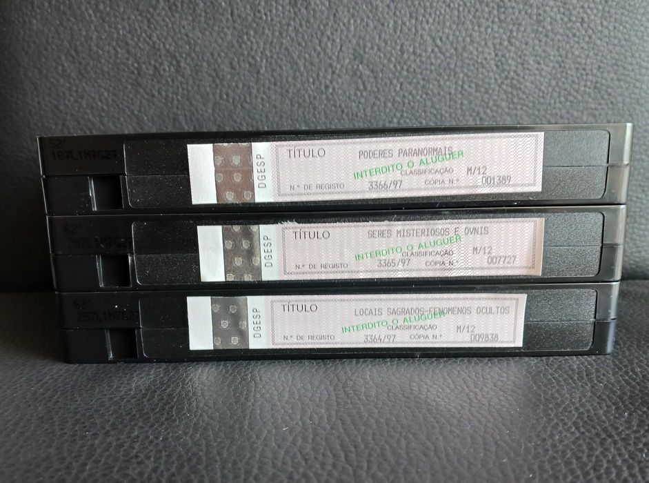 Coleção de VHS's das Seleções