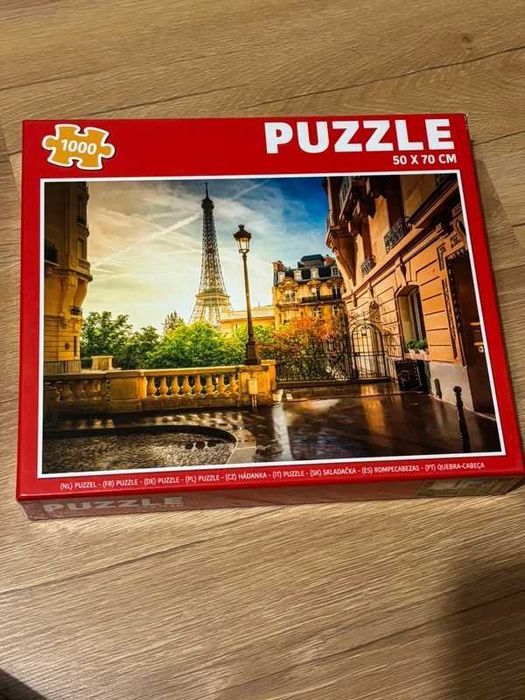 Puzzle Paryż wieża Eiffla 1000