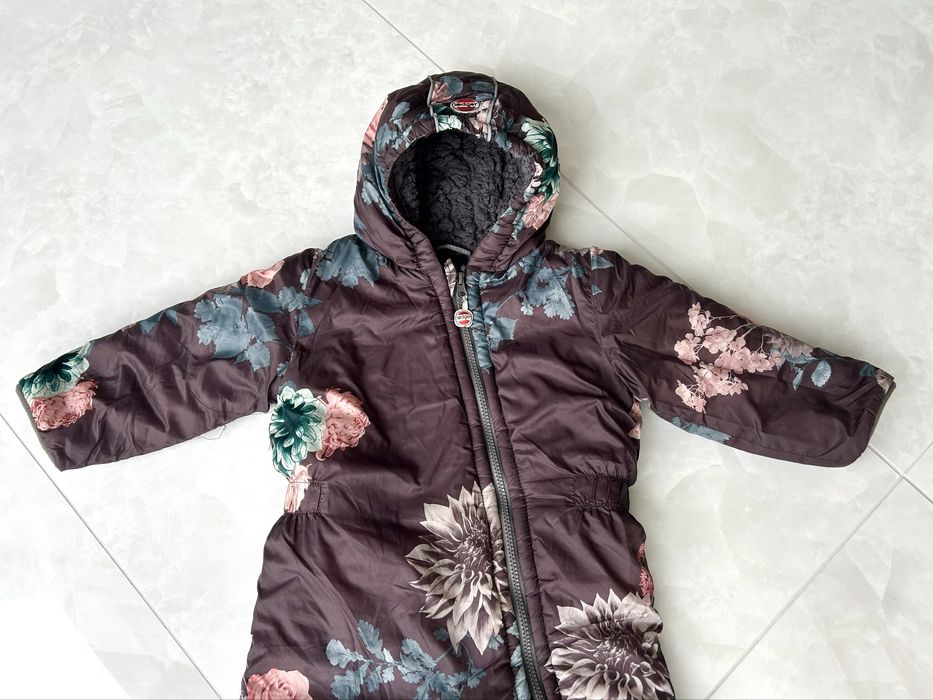 Śliczny zimowy bardzo ciepły kombinezon dziewczęcy  Lodger 86cm 18-24m