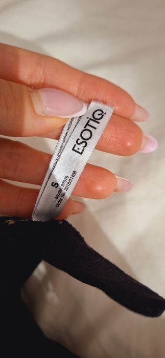 Esotiq czarne koronkowe body S 75B