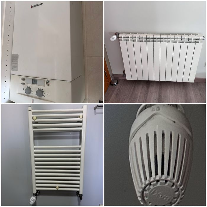 Caldeira + Radiadores de aquecimento central