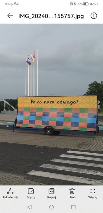 Reklama mobilna Przyczepa reklamowa wynajem kampanie