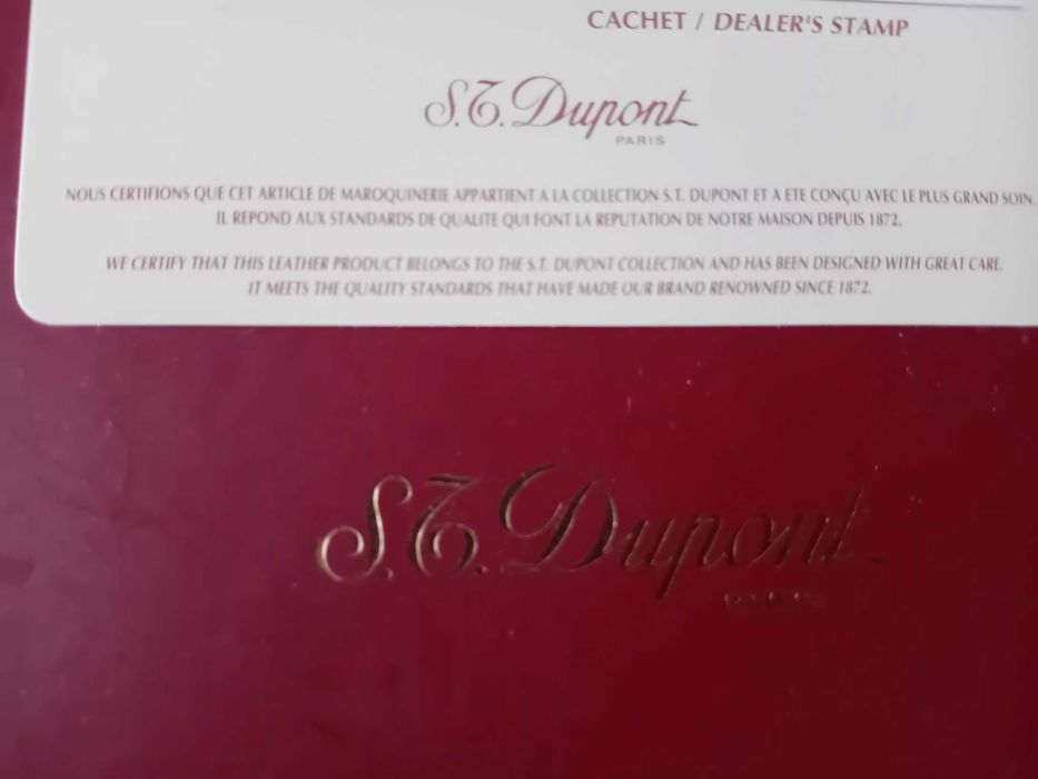 Porta cartões em pele S.T.Dupont