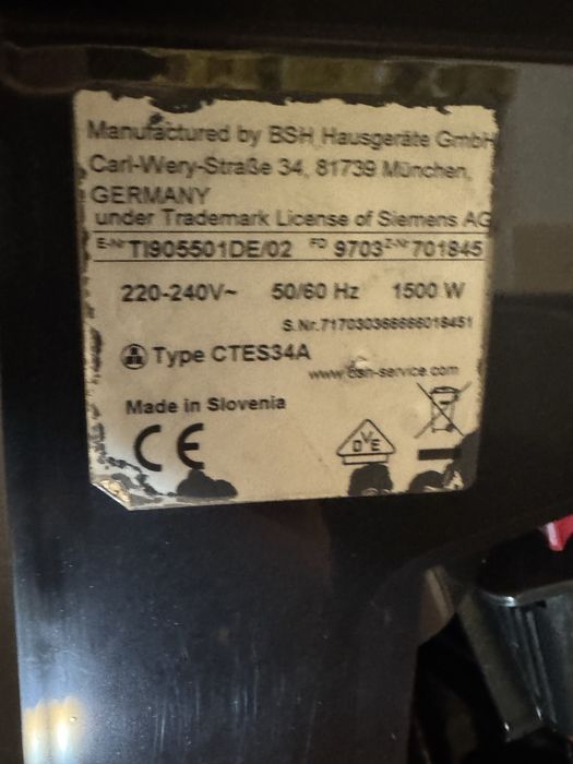 Кофемашина Siemens EQ9 s500