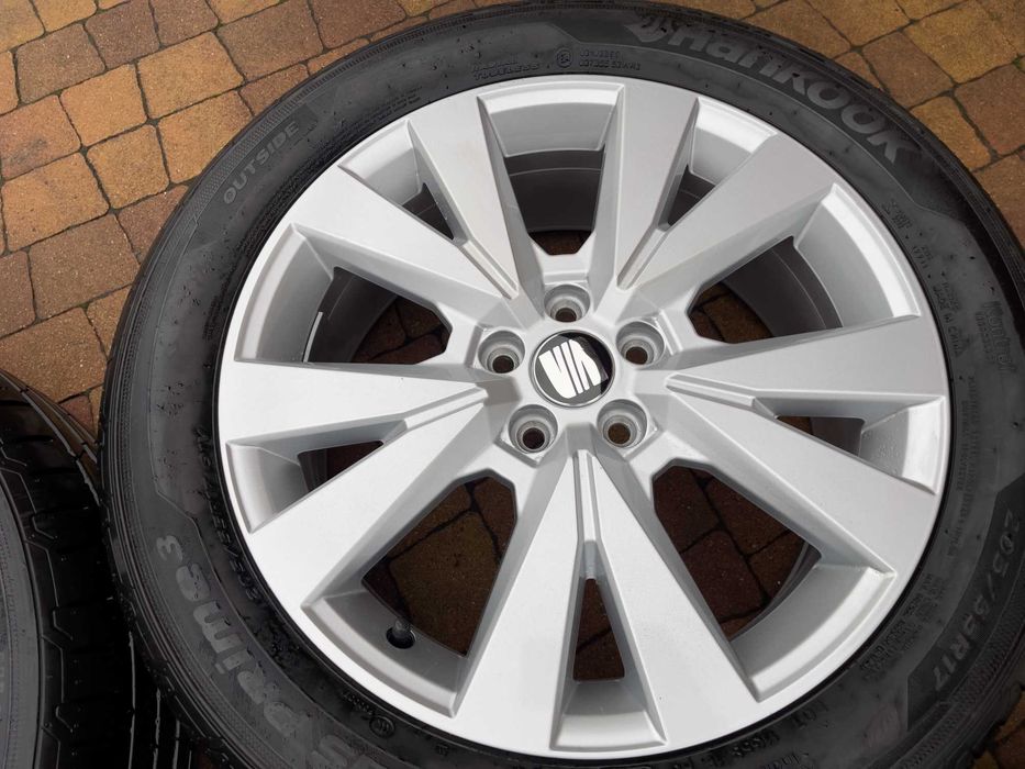3641. Koła letnie Seat Ibiza Arona oryginalne 5x100 ET48 205/55/17
