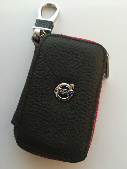 Volvo etui pokrowiec na klucze breloczek brelok skóra prezent