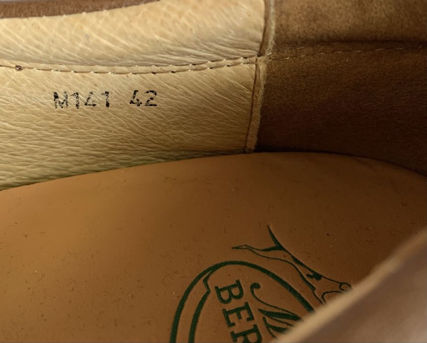 Włoskie Męskie Mokasyny Podwyższające Mario Bertulli 42/43 Skóra Nowe