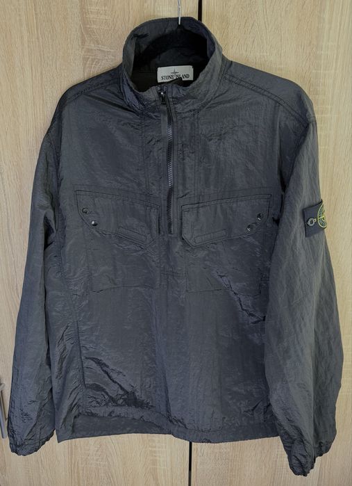 Stone Island Nylon Metal Watro Anorak Jacket Dark Grey