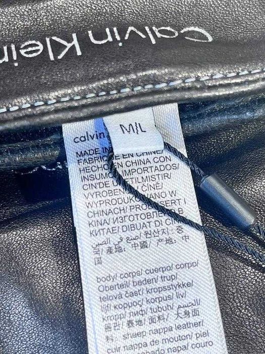 Шкіряні чоловічі рукавиці calvin klein нові m-l