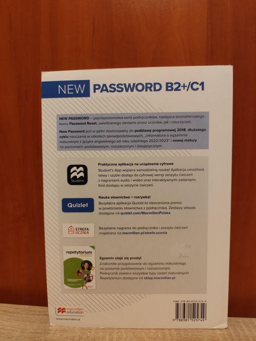 New Password B2+/C1 Zeszyt Ćwiczeń 35 zł mała część wypełniona