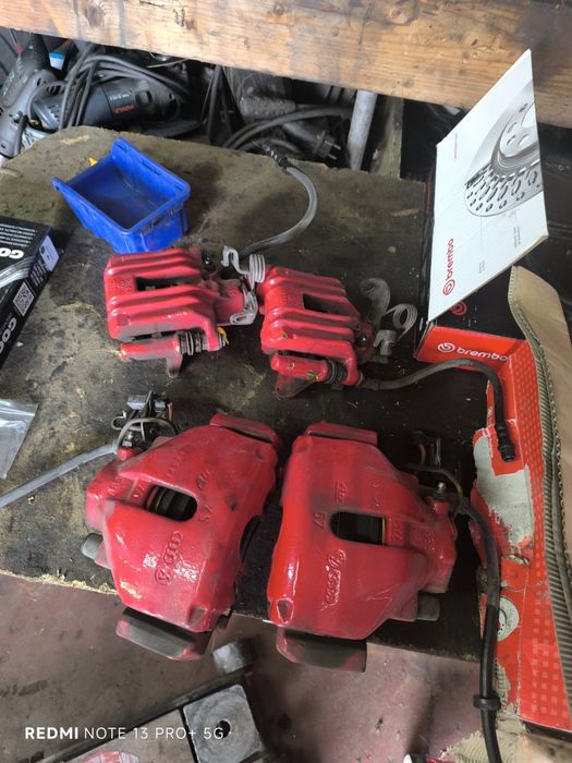 Travagem completa Audi A4 B7 313mm