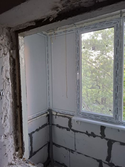 Балкон под ключ, лоджия, балконный блок, остекление, ремонт окон, рама