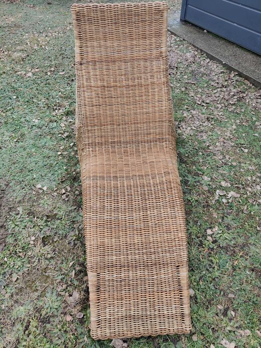 Leżanka IKEA  Rattanowa/wiklinowa