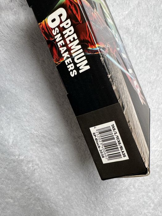 Nowy zestaw skarpet skarpetek stopki premium 35/38 czarne 6 par